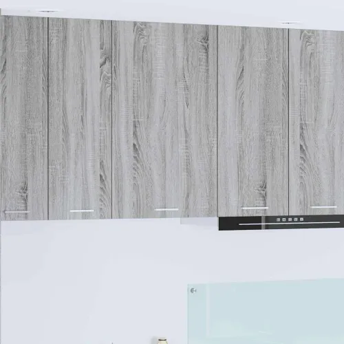 Viseći ormarić Siva Sonoma i bijela 50 x 31 x 80 cm - Siva sonoma 1x viseća vitrina (1 vrata) 50 cm široka 80 cm visoka Cijena
