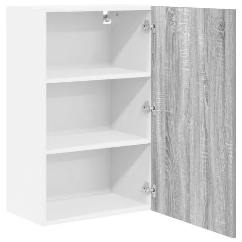 Viseći ormarić Siva Sonoma i bijela 50 x 31 x 80 cm - Siva sonoma 1x viseća vitrina (1 vrata) 50 cm široka 80 cm visoka Cijena