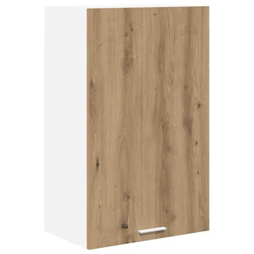 Viseći ormarić Umjetnički hrast i bijela 50 x 31 x 80 cm - Zanatski hrast 1x viseća vitrina (1 vrata) 50 cm široka 80 cm visoka Cijena