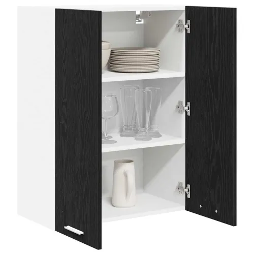 Viseći ormarić Crni hrast 60 x 31 x 80 cm Konstruirano drvo - Crni hrast 1x viseći ormarić (2 vrata) 60 cm širine 80 cm visine Cijena