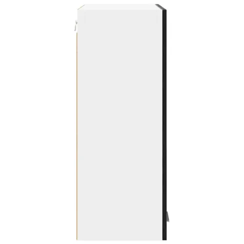 Viseći ormarić Crni hrast 60 x 31 x 80 cm Konstruirano drvo - Crni hrast 1x viseći ormarić (2 vrata) 60 cm širine 80 cm visine Cijena