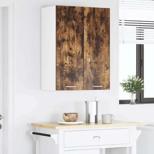 Viseći ormarić Dimljeni hrast 60 x 31 x 80 cm Konstruirano drvo - Dimljeni hrast 1x viseći ormarić (2 vrata) 60 cm širine 80 cm  Cijena