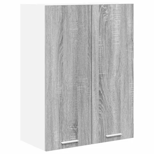 Viseći ormarić Siva Sonoma 60 x 31 x 80 cm Konstruirano drvo - Sivi Sonoma 1x viseći ormarić (2 vrata) 60 cm širine 80 cm visine Cijena