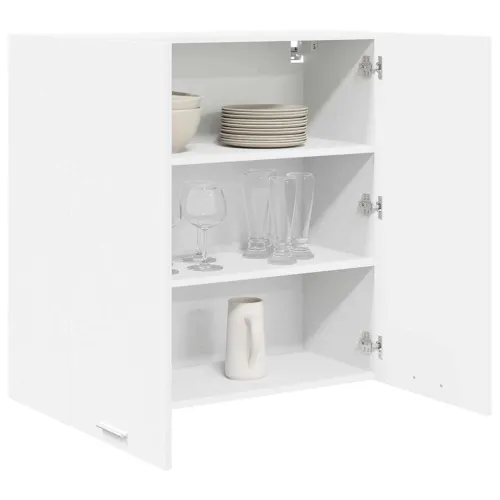 Viseći ormarić Bijelo 80 x 31 x 80 cm Konstruirano drvo - Bijela 1x viseći ormar (2 vrata) 80 cm širok 80 cm visok Cijena