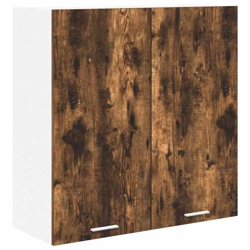 Viseći ormarić Dimljeni hrast 80 x 31 x 80 cm Konstruirano drvo - Dimljeni hrast 1x viseći ormar (2 vrata) 80 cm širok 80 cm vis Cijena