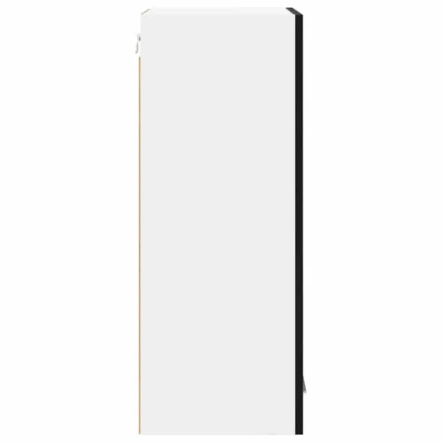 Viseći ormarić 2 kom. Crni hrast Konstruirano drvo - Crni hrast 2x viseći stakleni ormarić (1 vrata) 40 cm širine 80 cm visine Cijena