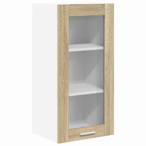 Viseći ormarić Sonoma hrast 40 x 31 x 80 cm Konstruirano drvo - Hrast sonoma 1x viseći stakleni ormarić (1 vrata) 40 cm širine 8 Cijena