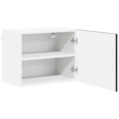 Ormar za Zid LUCCA Crna 50 x 31 x 40 cm Konstruirano drvo - Crna 1x zidni ormarić (1 vrata) 50 cm širok 40 cm visok Cijena