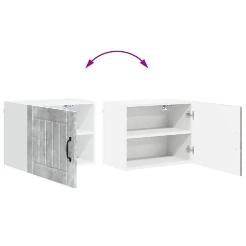 Ormar za Zid LUCCA Betonska siva 50 x 31 x 40 cm - Betonska siva 1x zidni ormarić (1 vrata) 50 cm širok 40 cm visok Cijena