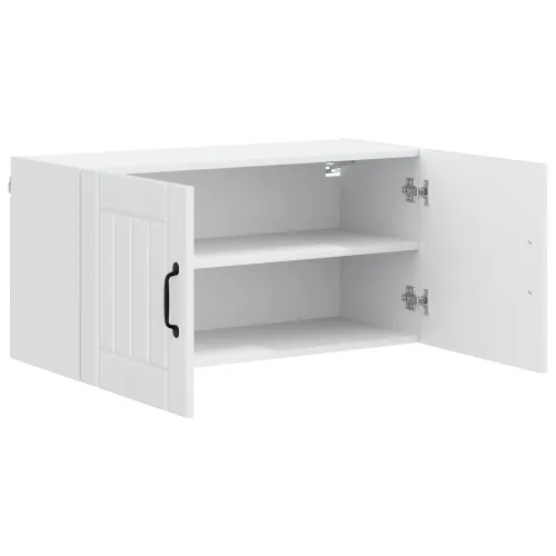 Ormar za Zid LUCCA Bijela 80 x 31 x 40 cm Konstruirano drvo - Bijela 1x ormarić za zid (2 vrata) 80 cm širok 40 cm visok Cijena