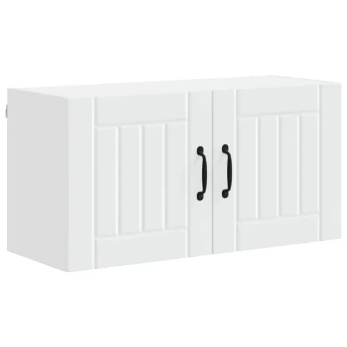 Ormar za Zid LUCCA Bijela 80 x 31 x 40 cm Konstruirano drvo - Bijela 1x ormarić za zid (2 vrata) 80 cm širok 40 cm visok Cijena