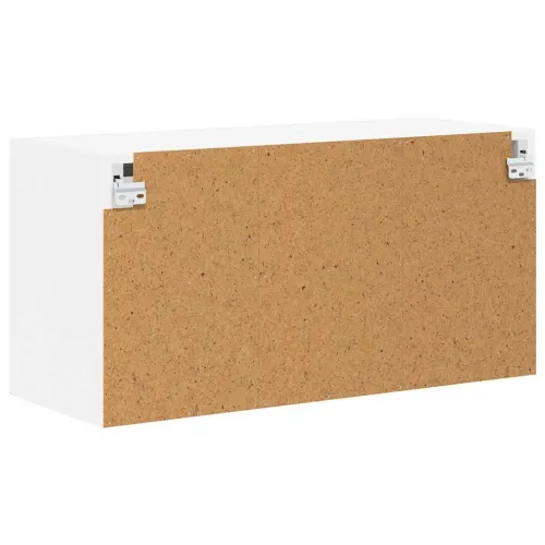 Zidni stakleni ormarić LUCCA Bijela 80 x 31 x 40 cm - Bijela 1x stakleni ormar za zid (2 vrata) širine 80 cm i visine 40 cm Cijena