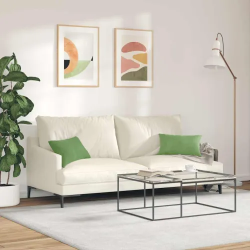 Jastučići za sofu 2 pcs Svijetlo zelena 50 x 30 cm - Svijetlo zelena 30 x 50 cm Cijena