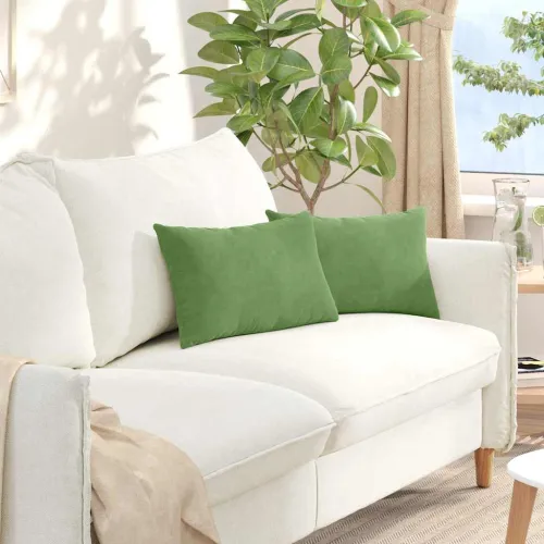 Jastučići za sofu 2 pcs Svijetlo zelena 50 x 30 cm - Svijetlo zelena 30 x 50 cm Cijena