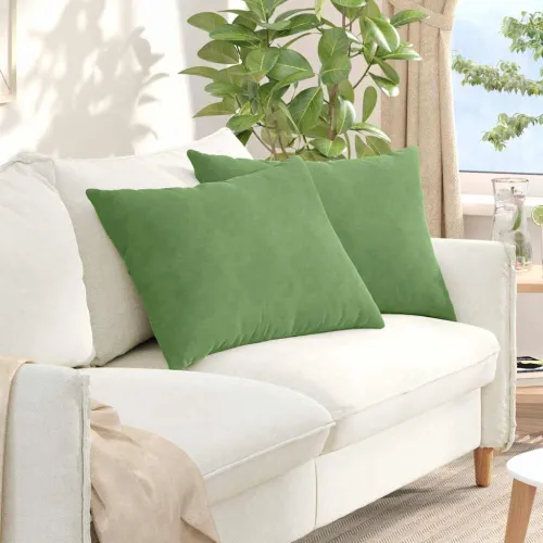 Jastučići za sofu 2 pcs Svijetlo zelena 70 x 50 cm - Svijetlo zelena 50 x 70 cm Cijena
