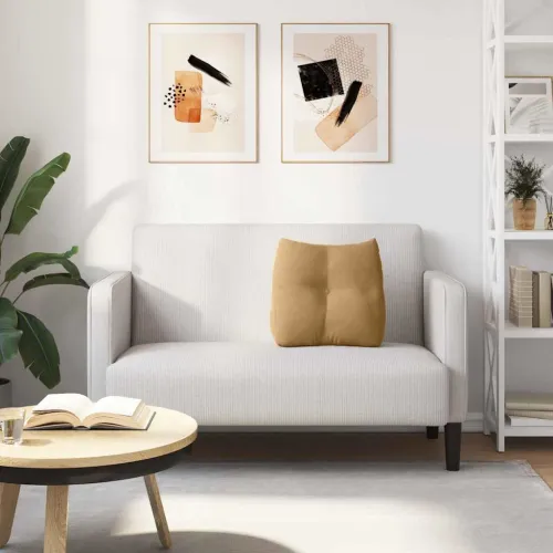 Jastuk za leđa Smeđa 45 x 24 x 50 cm Baršun - Smeđa 45 x 24 x 50 cm Cijena