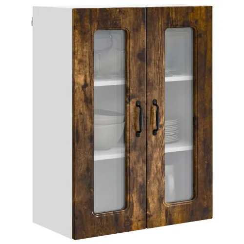 Ploča za perilicu posuđa Kalmar Dimljeni hrast 60 x 31 x 80 cm - Dimljeni hrast 1x zidni stakleni ormar (2 vrata) širine 60 cm v Cijena