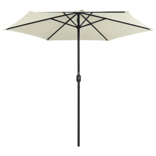 Vrtni suncobran s aluminijskim stupom 270x246 cm pijesak bijeli - Pijesak bijela Cijena