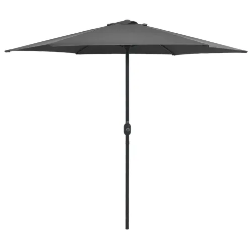 Vrtni suncobran s aluminijskim stupom 270 x 246 cm antracit - Antracit Cijena