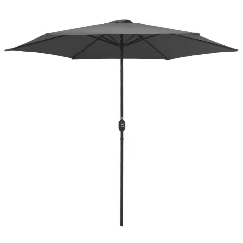 Vrtni suncobran s aluminijskim stupom 270 x 246 cm antracit - Antracit Cijena