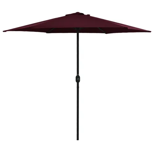 Vrtni suncobran s aluminijskim stupom 270 x 246 cm bordo - Bordo crvena Cijena