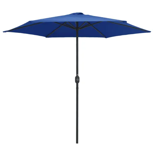 Vrtni suncobran s aluminijskim stupom 270 x 246 cm azurnoplavi - Azurnoplava Cijena