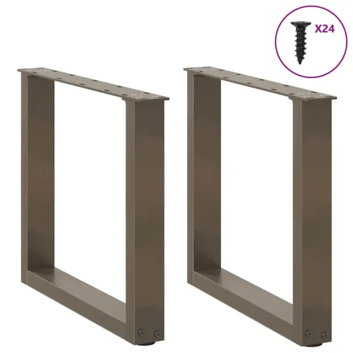 Noge za klub stolić U-oblik 2 kom Prirodni čelik 50 x (42-43) cm Čelik - Prirodna 50 x (42-43) cm 2 Cijena