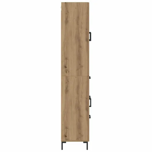 Kuhinjski ormarić 2 kom. Umjetnički hrast 69,5 x 34 x 180 cm - hrast artisan 1 drvena vrata 3 ladice Cijena