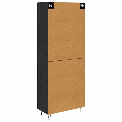 Kuhinjski ormarić 2 kom. Crni hrast 69,5 x 34 x 180 cm - Crni hrast 2 drvena vrata Cijena