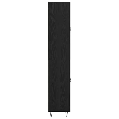 Kuhinjski ormarić 2 kom. Crni hrast 69,5 x 34 x 180 cm - Crni hrast 2 drvena vrata Cijena