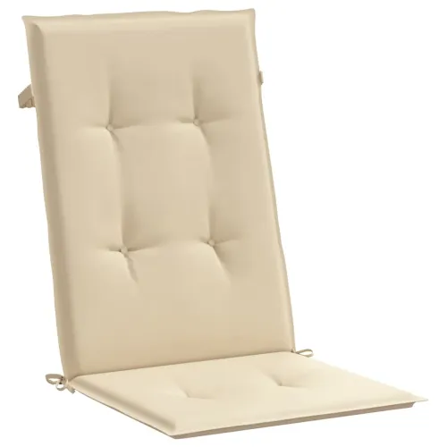 Jastuci za vrtne stolice 4 kom bež 120 x 50 x 3 cm od tkanine - Bež 120 x 50 x 3 cm 4 Cijena