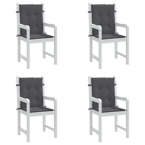 Jastuci za vrtne stolice 4 kom antracit od tkanine Oxford - Antracit 100 x 50 x 3 cm 4 Cijena