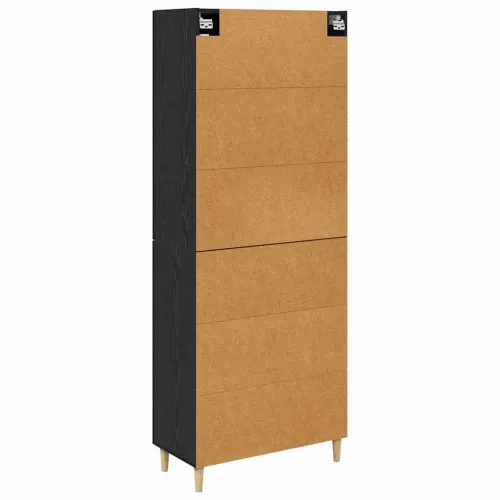 Kuhinjski ormarić Crni hrast 69,5 x 34 x 180 cm Konstruirano drvo - Crni hrast Cijena