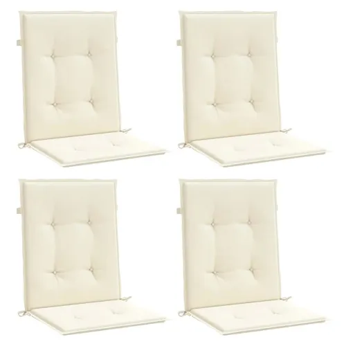 Jastuci za vrtne stolice 4 kom krem 100 x 50 x 2 cm od tkanine - Krem 100 x 50 x 2 cm 4 Cijena