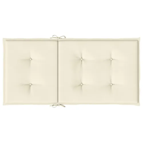 Jastuci za vrtne stolice 4 kom krem 100 x 50 x 2 cm od tkanine - Krem 100 x 50 x 2 cm 4 Cijena