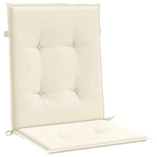 Jastuci za vrtne stolice 4 kom krem 100 x 50 x 2 cm od tkanine - Krem 100 x 50 x 2 cm 4 Cijena
