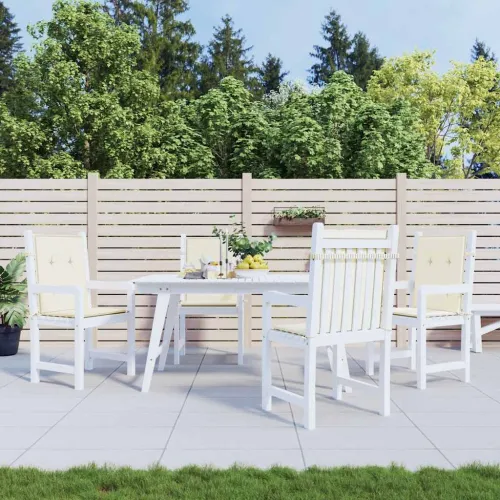 Jastuci za vrtne stolice 4 kom krem 100 x 50 x 2 cm od tkanine - Krem 100 x 50 x 2 cm 4 Cijena