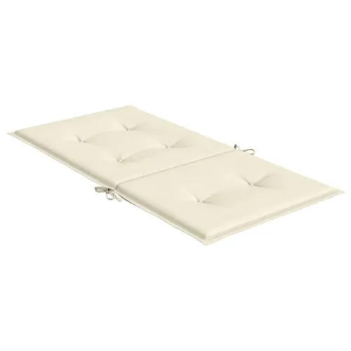 Jastuci za vrtne stolice 4 kom krem 100 x 50 x 2 cm od tkanine - Krem 100 x 50 x 2 cm 4 Cijena