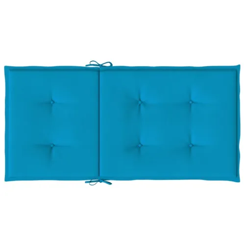 Jastuci za vrtne stolice 4 kom plavi 100 x 50 x 3 cm od tkanine - Plava 100 x 50 x 3 cm 4 Cijena
