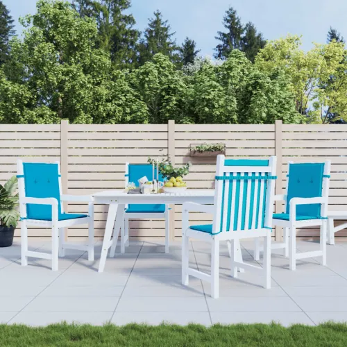 Jastuci za vrtne stolice 4 kom plavi 100 x 50 x 3 cm od tkanine - Plava 100 x 50 x 3 cm 4 Cijena