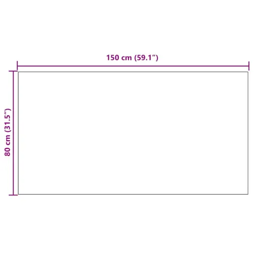 Tepih trkač Siva 80 x 150 cm tkanina - Siva 80 x 150 cm Cijena