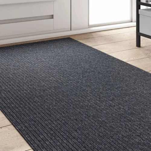 Tepih trkač Siva 80 x 250 cm tkanina - Siva 80 x 250 cm Cijena