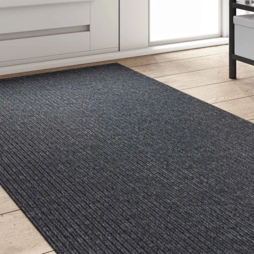 Tepih trkač Siva 80 x 300 cm tkanina - Siva 80 x 300 cm Cijena