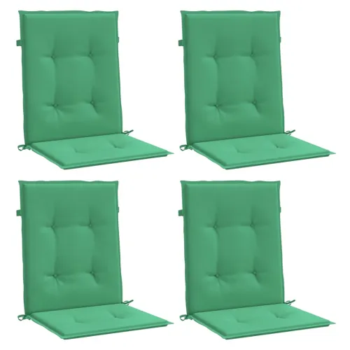 Jastuci za vrtne stolice 4 kom zeleni 100x50x3 cm od tkanine - Zelena 100 x 50 x 3 cm 4 Cijena