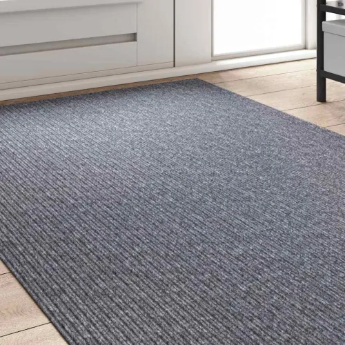 Tepih trkač Svijetlo siva 100 x 250 cm tkanina - Svjetlosiva 100 x 250 cm Cijena