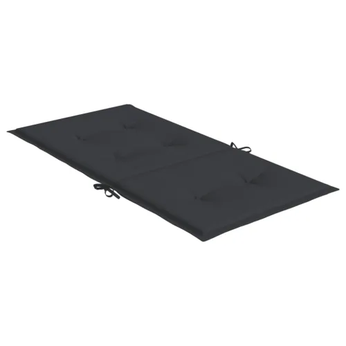 Jastuci za vrtne stolice 2 kom crni 100 x 50 x 3 cm od tkanine - Crna 100 x 50 x 3 cm 2 Cijena