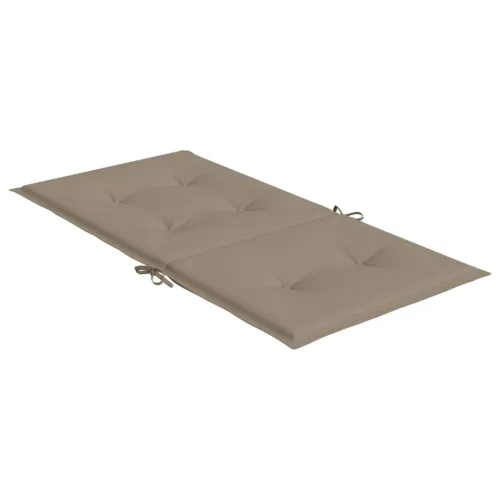 Jastuci za vrtne stolice 4 kom smeđesivi 100x50x3 cm od tkanine - Sivosmeđa 100 x 50 x 3 cm 4 Cijena