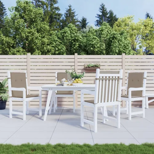 Jastuci za vrtne stolice 4 kom smeđesivi 100x50x3 cm od tkanine - Sivosmeđa 100 x 50 x 3 cm 4 Cijena