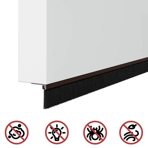 Samoljepljivi pečati za vrata 2 kom. 100 cm Aluminijski legura - Smeđa 25 mm 2 Cijena