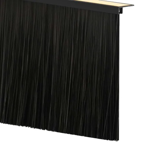Samoljepljivi pečati za vrata 2 kom. 100 cm Aluminijski legura - Crna 90 mm 2 Cijena